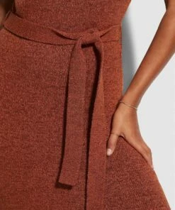 New 💯 Seafolly Ladies Voyage Knit 👗 Dress Bronze 😀 -Seafolly Sales Shop 54592 KN Bronze 5