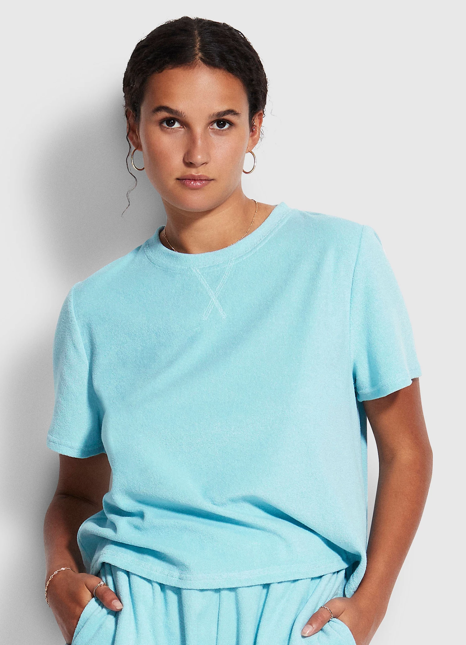 Outlet β Seafolly Ladies Terry T Shirt Baby blue 𧨠2 Outlet β Seafolly Ladies Terry T Shirt Baby blue 𧨠- Image 2