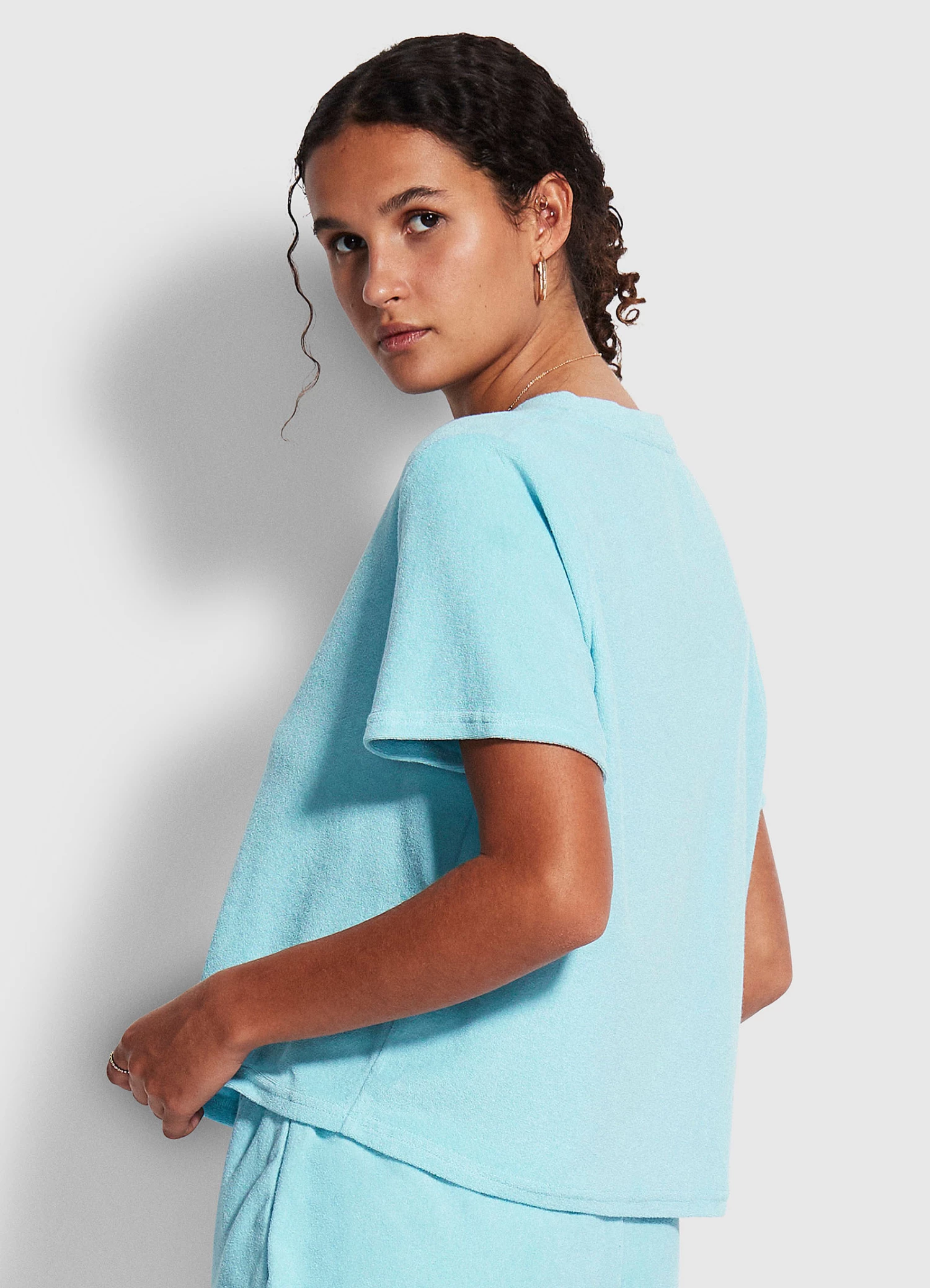 Outlet β Seafolly Ladies Terry T Shirt Baby blue 𧨠4 Outlet β Seafolly Ladies Terry T Shirt Baby blue 𧨠- Image 4