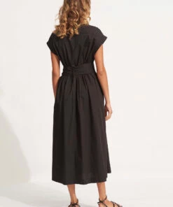 Cheap 👍 Seafolly Ladies Sunday 👗 Dress Black ⭐ -Seafolly Sales Shop 54598 DR Black 4