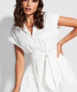 Flash Sale 🔥 Seafolly Ladies Sunday 👗 Dress White 🔥 -Seafolly Sales Shop 54598 DR White 2
