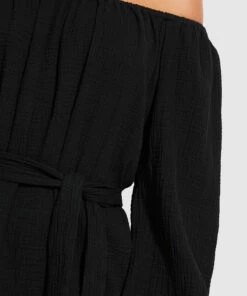 Flash Sale β Seafolly Ladies Double Cloth π Summer Cover Up Black π 8 Flash Sale β Seafolly Ladies Double Cloth π Summer Cover Up Black π -Seafolly Sales Shop 54607 CU Black 6