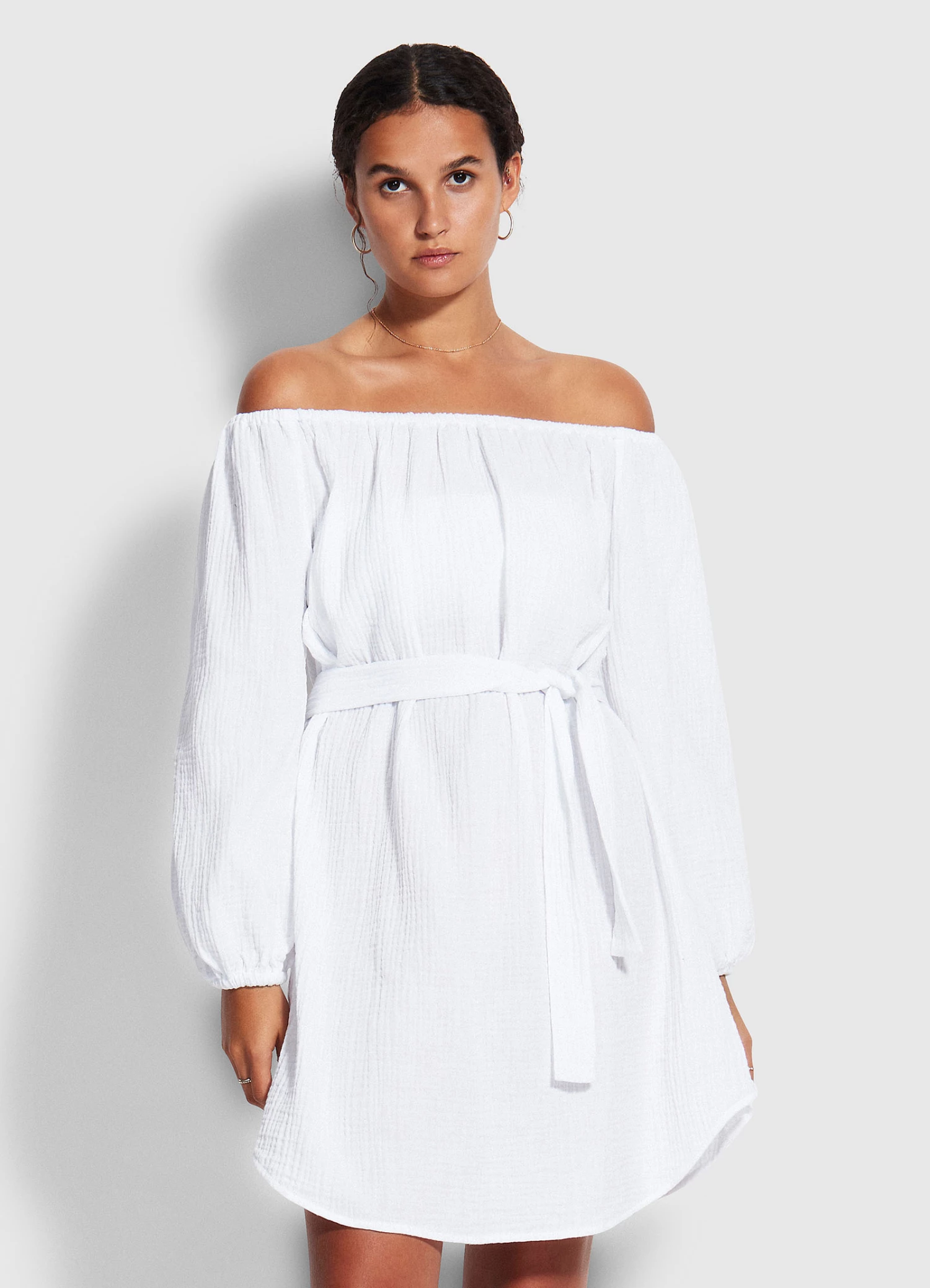 Budget π Seafolly Ladies Double Cloth π Summer Cover Up White π― 1 Budget π Seafolly Ladies Double Cloth π Summer Cover Up White π―
