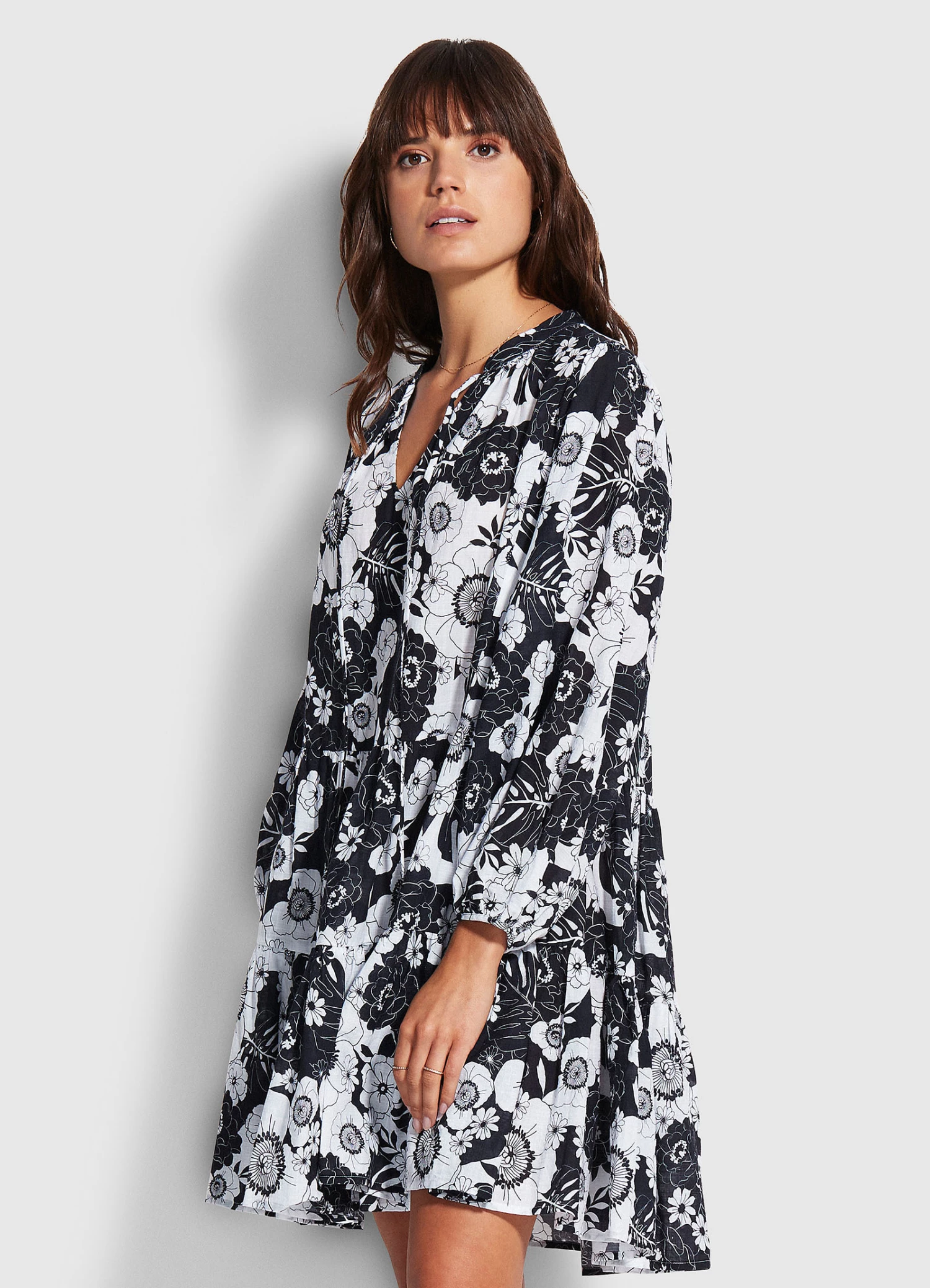 Brand new π Seafolly Ladies π Summer Of Love Tiered π Dress Black π 3 Brand new π Seafolly Ladies π Summer Of Love Tiered π Dress Black π - Image 3