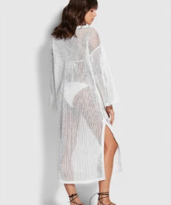 Cheapest π Seafolly Ladies Crochet Cover Up White βοΈ 12 Cheapest π Seafolly Ladies Crochet Cover Up White βοΈ -Seafolly Sales Shop 54630 CU White 5