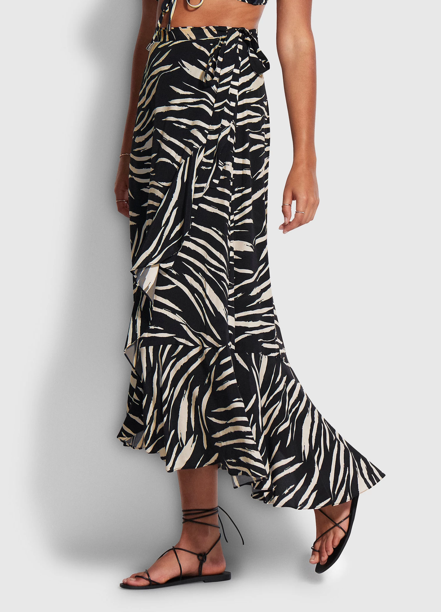 Buy π Seafolly Ladies Skin Deep Wrap Skirt Black β 3 Buy π Seafolly Ladies Skin Deep Wrap Skirt Black β - Image 3