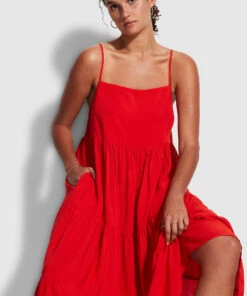 Best reviews of 🔥 Seafolly Ladies Weekend Tier 👗 Dress Mandarin red 🎉