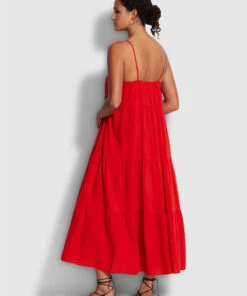 Best reviews of 🔥 Seafolly Ladies Weekend Tier 👗 Dress Mandarin red 🎉 -Seafolly Sales Shop 54663 DR MandarinRe 3