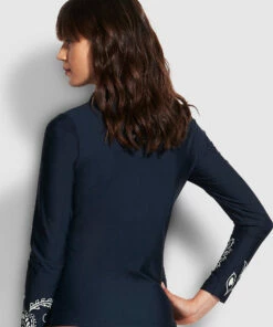 Budget β Seafolly Ladies Folklore Long Sleeve Sunvest True navy π₯ 10 Budget β Seafolly Ladies Folklore Long Sleeve Sunvest True navy π₯ -Seafolly Sales Shop 60203 933 True2520Navy 5