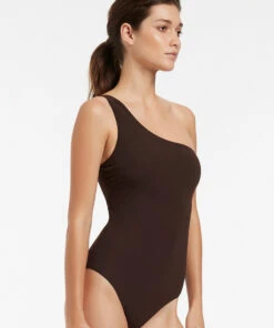 Cheapest β¨ Jetset One Shoulder One Piece Chocolate π 8 Cheapest β¨ Jetset One Shoulder One Piece Chocolate π -Seafolly Sales Shop J10772 CHOC 3