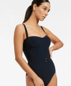 Budget ❤️ Jetset Square Neck Infinity One Piece Deep navy 🔔 -Seafolly Sales Shop J10773 DP2520NVY 4