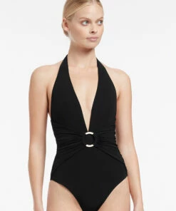 New ⌛ JETSET Plunge One Piece Black 🌟