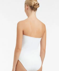Outlet 🔔 Jetset Bandeau One Piece White 🔥 -Seafolly Sales Shop J10789 WHT 4