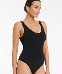 Coupon π Jetset Plunge One Piece Black π 11 Coupon π Jetset Plunge One Piece Black π -Seafolly Sales Shop J10793 BLK 4
