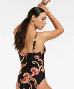 Deals 🔔 Jets Silk Road Tank One Piece Black 🔥 7 Deals 🔔 Jets Silk Road Tank One Piece Black 🔥 -Seafolly Sales Shop J10862 BLK 4