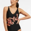 Outlet 👍 Jets Silk Road D/DD Trim One Piece Black 🧨