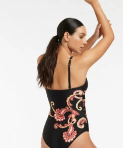 Outlet 👍 Jets Silk Road D/DD Trim One Piece Black 🧨 6 Outlet 👍 Jets Silk Road D/DD Trim One Piece Black 🧨 -Seafolly Sales Shop J10863D DD BLK 3