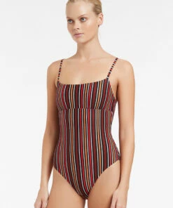 Coupon 🧨 Jets Bedouin Stripe Tank One Piece Black 🧨 8 Coupon 🧨 Jets Bedouin Stripe Tank One Piece Black 🧨 -Seafolly Sales Shop J10878 BLK 3