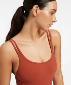 Hot Sale 🤩 Jetset Double Strap One Piece Russet 💯