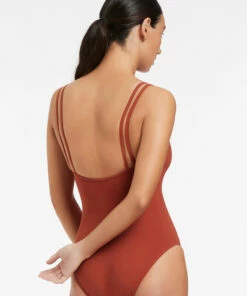 Hot Sale 🤩 Jetset Double Strap One Piece Russet 💯 -Seafolly Sales Shop J10881 Russet 5