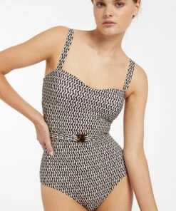 Hot Sale 🎁 Jets Ipanema Infinity Tank One Piece Chocolate 👍