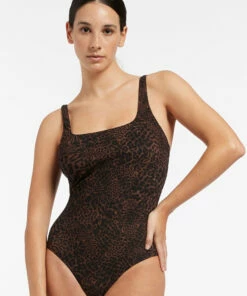 Discount 𧨠Jets Pantera DD-E Tank One Piece Chocolate π―