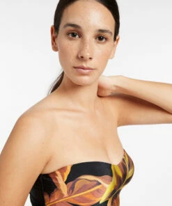 Best deal ✔️ Jets Palmas Bandeau One Piece Black 🤩 -Seafolly Sales Shop J10925 BLK 4