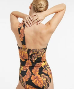 Best reviews of ⌛ Jets Palmas Gather One Shoulder One Piece Black 😍 -Seafolly Sales Shop J10926 Black 4