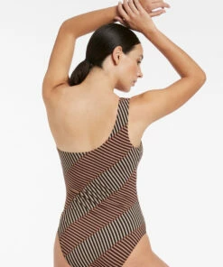 Buy π€© Jets Raya One Shoulder One Piece Tobacco π 6 Buy π€© Jets Raya One Shoulder One Piece Tobacco π -Seafolly Sales Shop J10927 TOBACCO 3