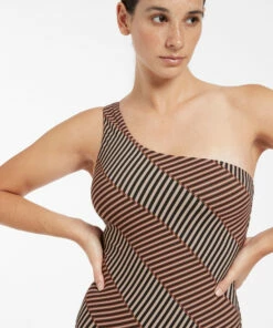 Buy π€© Jets Raya One Shoulder One Piece Tobacco π 7 Buy π€© Jets Raya One Shoulder One Piece Tobacco π -Seafolly Sales Shop J10927 TOBACCO 4