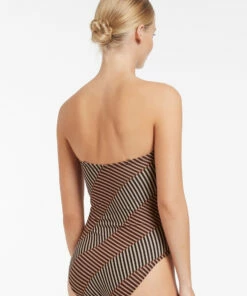 Best Sale ❤️ Jets Raya Bandeau One Piece Tobacco ⭐ 9 Best Sale ❤️ Jets Raya Bandeau One Piece Tobacco ⭐ -Seafolly Sales Shop J10930 TOBACCO 5