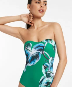Top 10 ❤️ Jets Viva Leaf Bandeau One Piece Emerald ❤️