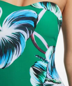 Top 10 ❤️ Jets Viva Leaf Bandeau One Piece Emerald ❤️ -Seafolly Sales Shop J10962 Emerald 6