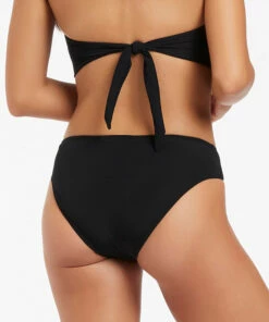Deals 😍 Jetset U Trim Mid Pant Black ✔️ -Seafolly Sales Shop J3775 BLK 3