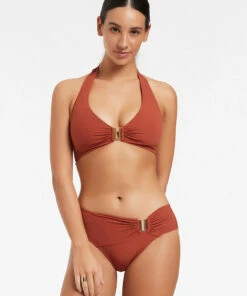 Best Pirce 🤩 Jetset U Trim Mid Pant Russet 🌟