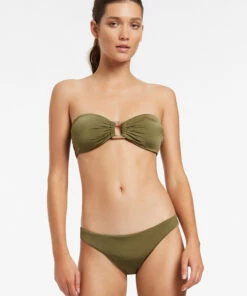Best Pirce 🔔 Jets Soleil Hipster 👙 Bikini Bottom Olive 😍