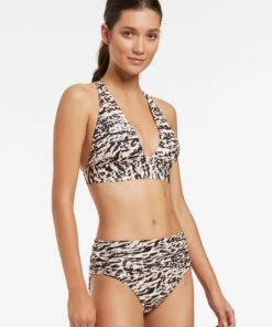 Wholesale 💯 Jets Sahara Fold Down 👙 Bikini Bottom Black ⌛