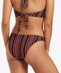 Outlet 💯 Jets Bedouin Stripe Hipster 👙 Bikini Bottom Black 😍 -Seafolly Sales Shop J3807 BLK 4