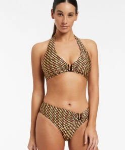 New 🎁 Jets Nomadic Lights Mid Trim 👙 Bikini Bottom Citron 😍