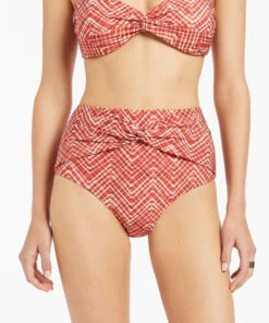 Best reviews of 👏 Jets Bonita Twist Front Pant Maple 😍 -Seafolly Sales Shop J3827 Maple 4