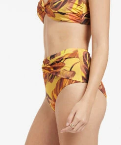 Promo 🤩 Jets Palmas Twist Front Pant Citrus 🔥 -Seafolly Sales Shop J3851 Citrus 5
