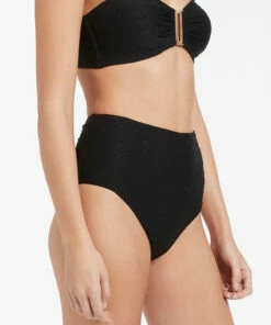 Promo ✨ Jets Rio High Waist Pant Black 🧨 9 Promo ✨ Jets Rio High Waist Pant Black 🧨 -Seafolly Sales Shop J3855 BLK 4