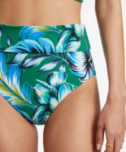 Buy ✔️ Jets Viva Fold Down Pant Emerald 🌟 -Seafolly Sales Shop J3866 Emerald 8