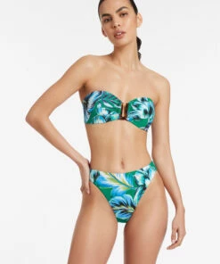 Promo ⭐ Jets Viva High Leg Pant Emerald 🎁 -Seafolly Sales Shop J3868 Emerald 4