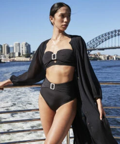 Coupon 🔥 Jets Azure Bandeau Top Black ✔️