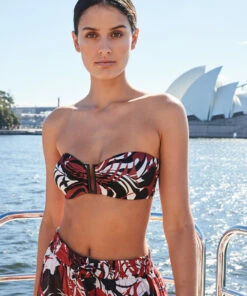 Hot Sale βοΈ Jets Casa Lucia Bandeau Top Desert red/black βοΈ