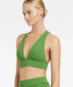 Wholesale 🔥 Jetset Soft Tri Top Palm 🔥 -Seafolly Sales Shop J40322 Palm 3