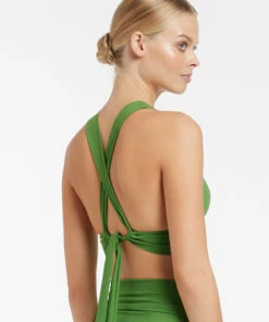 Wholesale 🔥 Jetset Soft Tri Top Palm 🔥 -Seafolly Sales Shop J40322 Palm 4