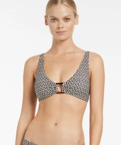 Promo 👍 Jets Ipanema C-D Tri Top Chocolate 👍 -Seafolly Sales Shop J40336C D Chocolate 3