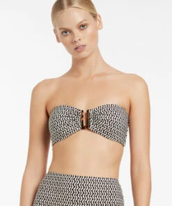 Best deal 🎉 Jets Ipanema Bandeau Top Chocolate 👏 -Seafolly Sales Shop J40339 Chocolate 3